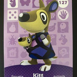 Authentic Kitt #127 | Animal Crossing Amiibo